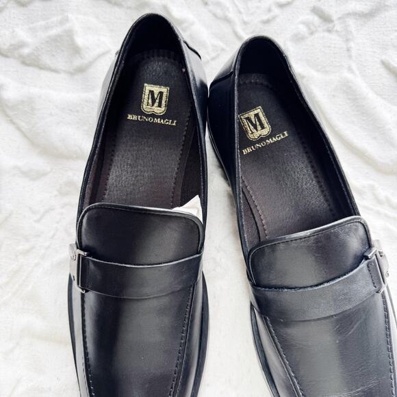 Bruno Magli Pablo Buckle Strap Loafer Size 9 New